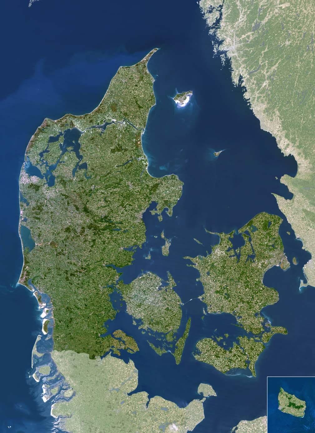 Kat jeyografik satelit nan denmark 