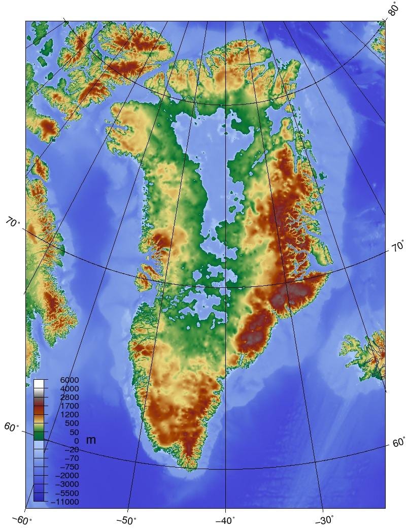 Kat jeyografik nan denmark topografik