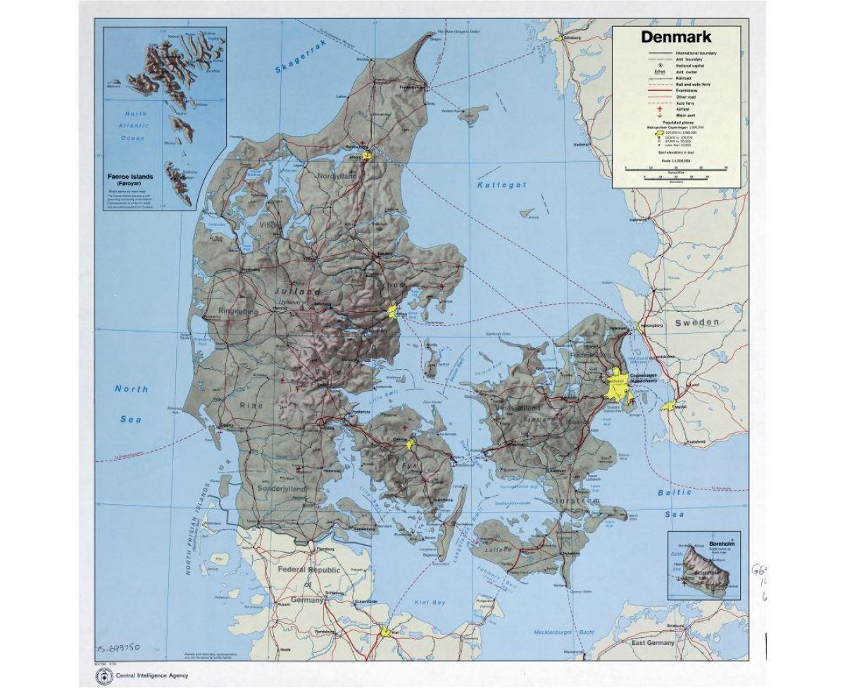 Kat jeyografik nan èpòt nan denmark 