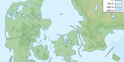 Kat jeyografik nan denmark elevasyon