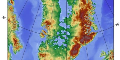 Kat jeyografik nan denmark topografik