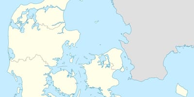 Kat jeyografik nan denmark vecteur