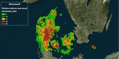 Kat jeyografik nan denmark klima 
