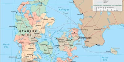 Kat jeyografik nan denmark gwo larivyè lefrat